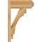Ekena Millwork Merced Rough Sawn Craftsman Outlooker, Western Red Cedar, 8"W x 20"D x 32"H OUT08X20X32MRC04RWR - alternate 4